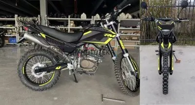 Мотоцикл кроссовый / эндуро Regulmoto (Регулмото) Grizzly 300 чёрный/зелёный с ПТС