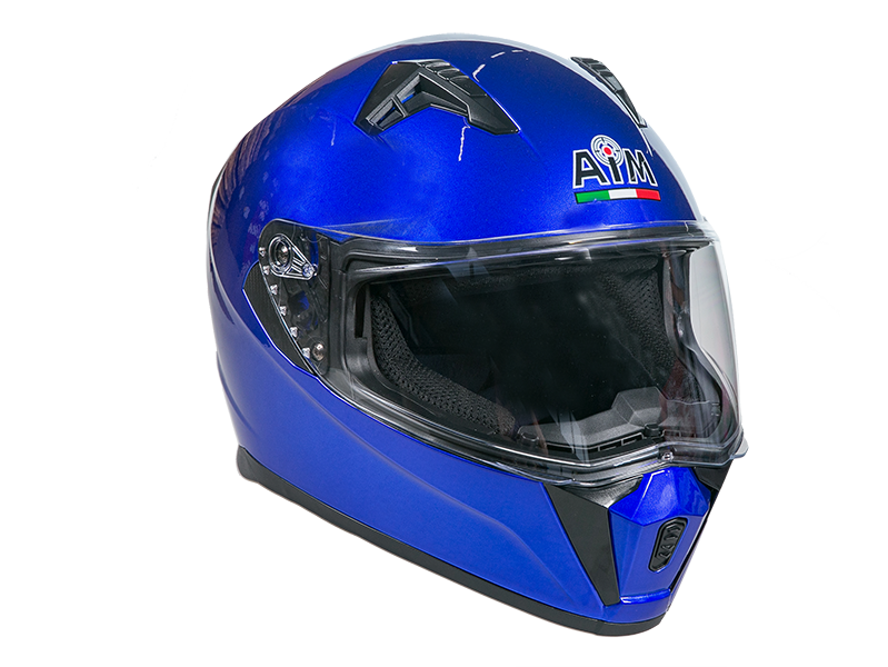 Шлем мото интеграл AiM (Аим) JK320 Dark Blue L