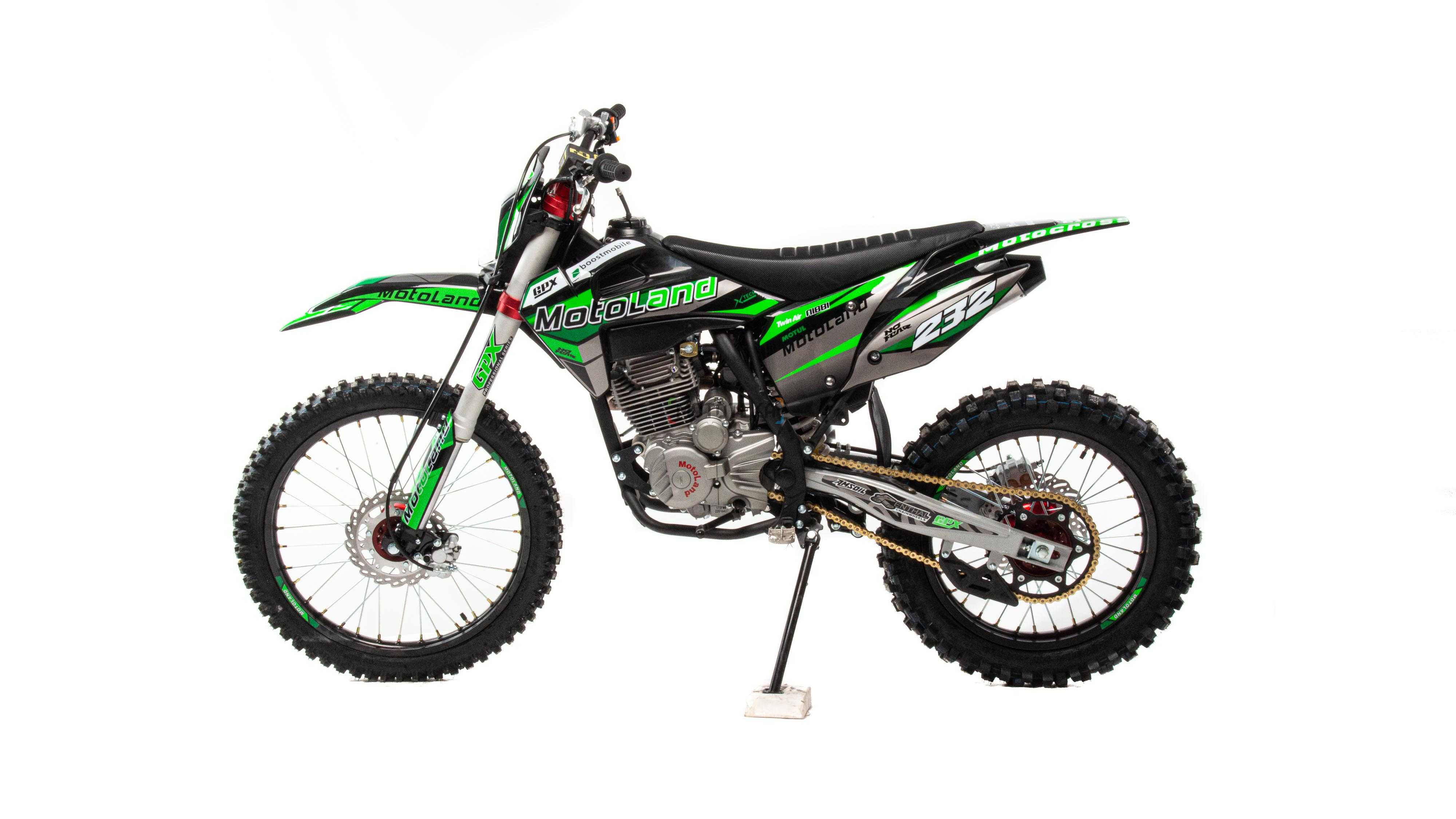 Мотоцикл кроссовый / эндуро MIC (Made in China) XT300 HS (175FMM) (BB-300cc) зеленый