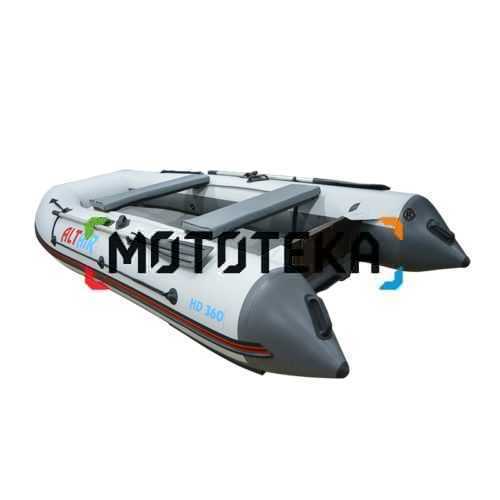 Лодка ПВХ ALTAIR (Альтаир) HD 360 НДНД (оранжевый)