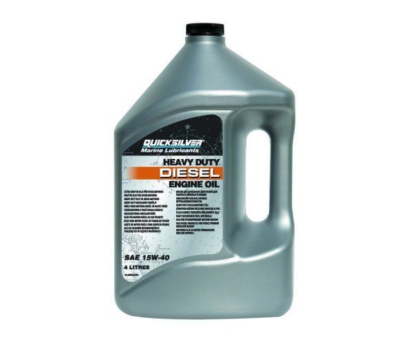 Масло четырёхтактное Quicksilver (Квиксильвер) для МСМ дизельное 15W40 (4л)