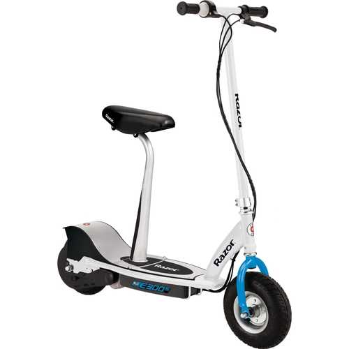 Электросамокат для детей Razor (Разор) E300S, бело - синий