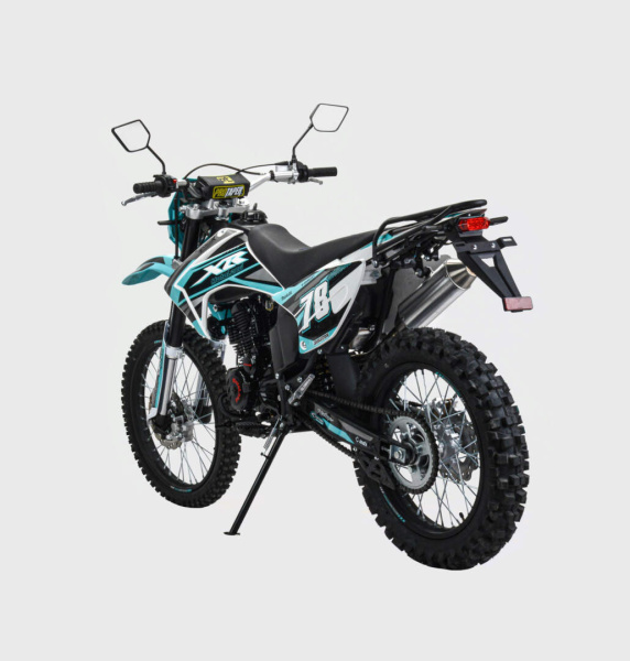 Мотоцикл кроссовый / эндуро MotoLand (Мотолэнд) XR300 LITE (175FMM) синий с ПТС | Мототека