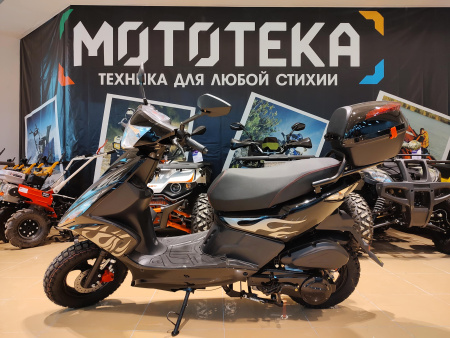 Скутер Мотомир SLASH чёрный - купить с доставкой, по выгодной цене в интернет-магазине Мототека