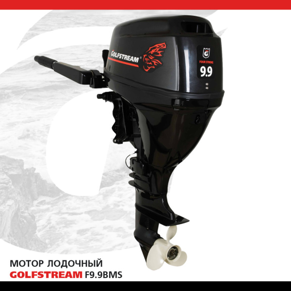 Лодочный мотор GOLFSTREAM (Гольфстрим) F9.9BMS | Мототека