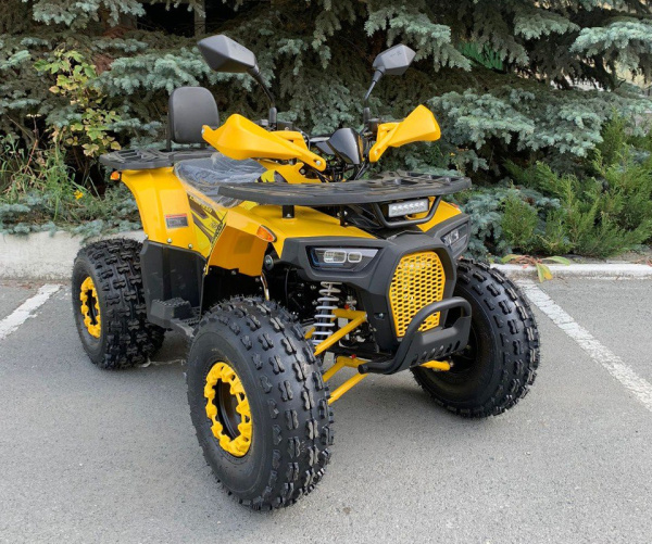Квадроцикл детский R - MOTO (Р - Мото) Lion 125 AR желтый (машинокомплект) | Мототека