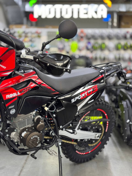 Мотоцикл кроссовый / эндуро Regulmoto (Регулмото) Sport - 003 PR PRO 300 (4 valves) 6 передач чёрный/красный с ПТС | Мототека