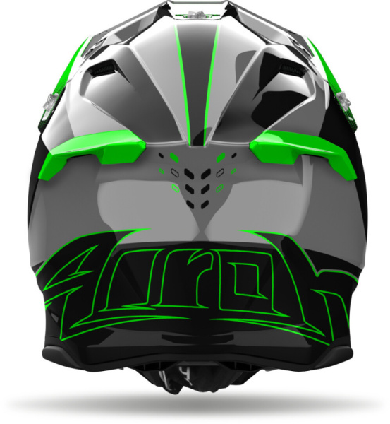 Шлем мото кроссовый Airoh (Айрох) TWIST 3 SHARD Green Glossy M | Мототека
