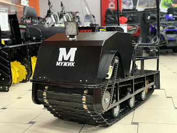 Мотобуксировщик Мужик LUXE М500 NEW Long. 1700. 15 л.с.. катковая. с реверсом