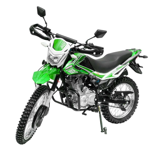 Мотоцикл кроссовый / эндуро Regulmoto (Регулмото) SK 200GY - 5 зелёный с ПТС | Мототека
