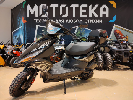 Скутер Мотомир SLASH чёрный - купить с доставкой, по выгодной цене в интернет-магазине Мототека