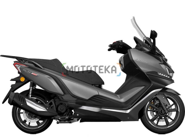 Скутер CYCLONE (Циклон) RT3S (SR300T) 2024 серый с ПТС | Мототека