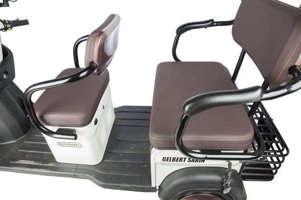 Пассажирский электротрицикл Rutrike (Рутрайк) Gelbert Sarin 48V/60V 1000Вт | Мототека