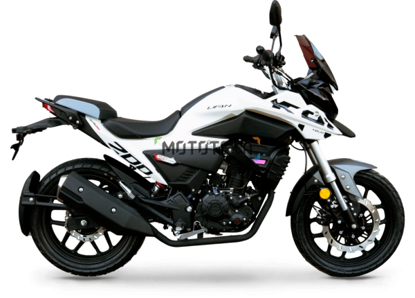 Мотоцикл дорожный Lifan (Лифан) KPT200 белый с ПТС