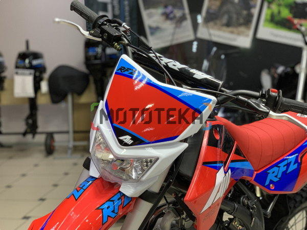Питбайк Apollo (Аполло) RFZ Start 125 LE с фарой и электростартером 17/14 красный | Мототека Питбайк Apollo (Аполло) RFZ Start 125 LE с фарой и электростартером 17/14 красный | Мототека